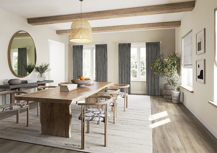 Odessa Velvet, Slate - Made to Measure Curtains - Image 7